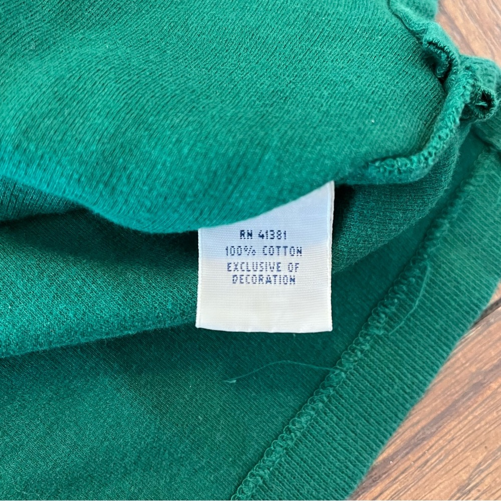 Polo Ralph Lauren Estate Rib 1/4 Zip Green Long Sleeve Mens Medium - Picture 5 of 6